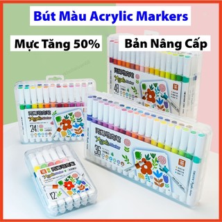 Bút Màu Acrylic Marker Có Thể Vẽ C.h.ồ.n.g Màu, Màu Sắc Tươi Sáng, Vẽ Trên Mọi Chất Liệu 89001 Siêu Thị Tiện Ích 88