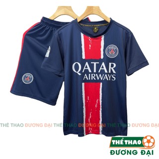 Quần Áo Bóng Đá, Đồ Đá Banh PSG Xanh Đen 2024 2025 Thun Lạnh Cao Cấp Thể Thao Đương Đại