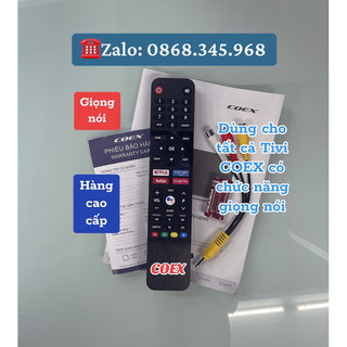 Điều khiển Tivi COEX giọng nói hàng cao cấp