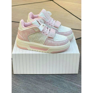  Giày MLB liner hồng Giày Thể Thao MLB Chunky Liner Mid Classic Monogram New York Yankees 3ASXCMM4N-50PKS Màu Hồng Trắng 