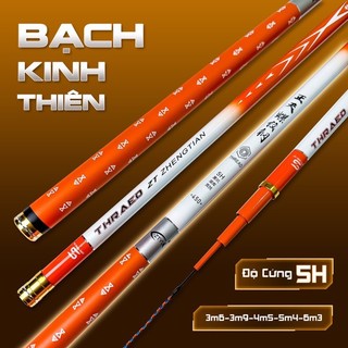 Giảm Giá - Cần Câu Tay Bạch Kinh Thiên 5H -28i chính hãng tặng kèm ngọn, trục câu đài giá rẻ