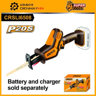 Máy cưa kiếm cầm tay dùng pin 20v ingco crsli6508