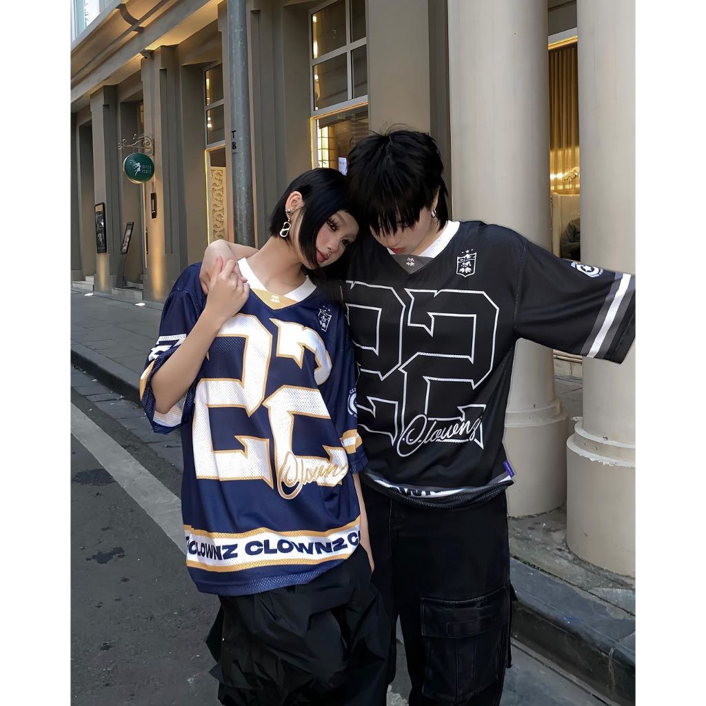 [SALE UP 35%] Áo phông ClownZ 22 Jersey T-shirt áo đẹp tay lỡ cổ tròn vải mesh cao cấp áo thun nam nữ unisex | BigBuy360 - bigbuy360.vn