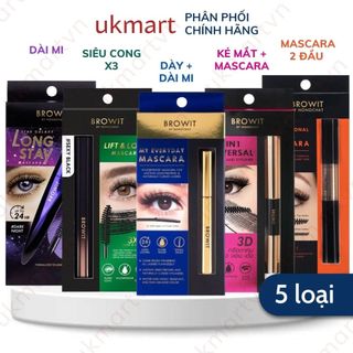 Mascara Browit Nongchat Thái Làm Dày Dài Mi Chuyên Dụng Cho Makeup