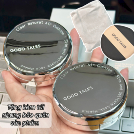Phấn Nước Che Phủ Cao Gogo Tales Moist Air Cushion Cream - Kèm Lõi