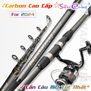 CẦN CÂU ISO MÁY SIÊU KHỎE BẠO LỰC DRAGON X- CARBON Lóng dài - Cần câu cá xa bờ, câu iso, lăng-xê, lure, câu lục..