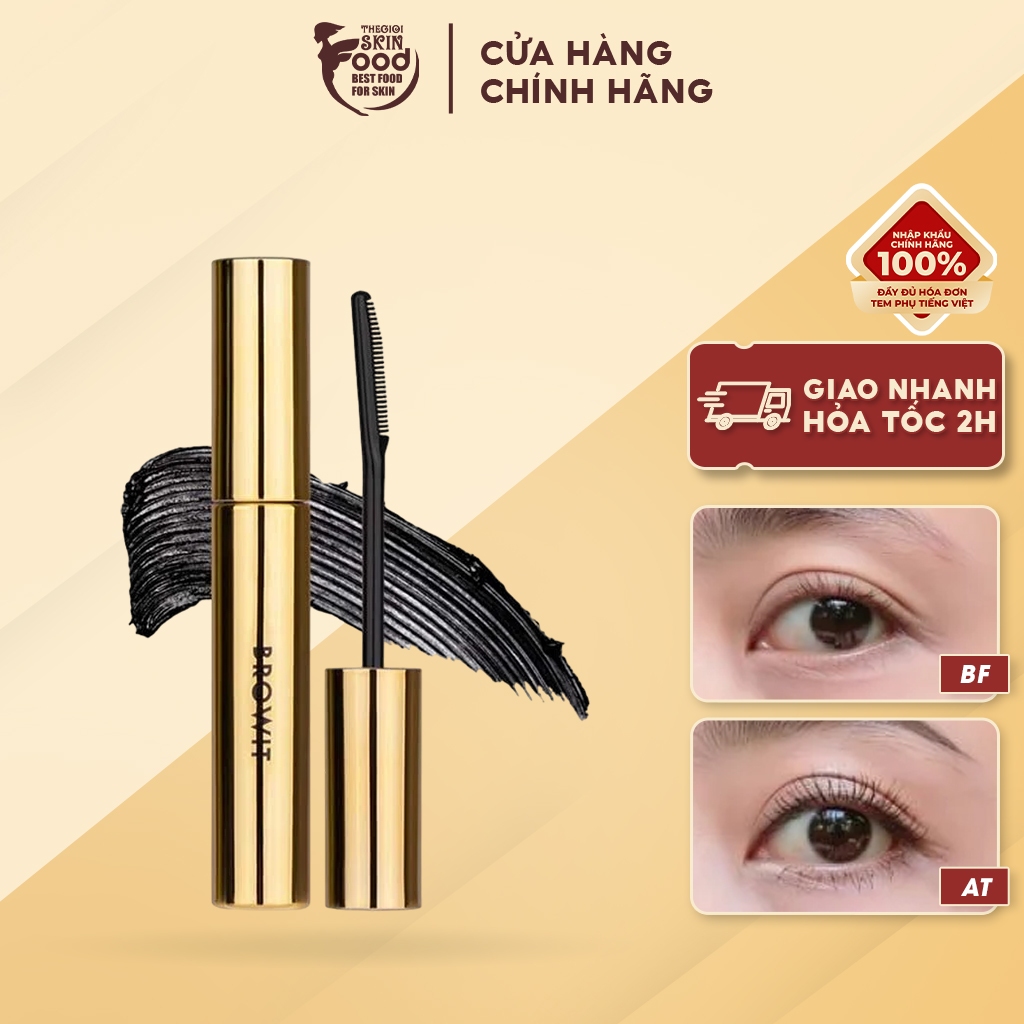 Mascara Dạng Lược Tơi Dài Và Cong Mi Browit My Everyday Mascara #Endless Night 5.5g