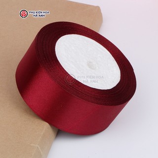 Ruy băng 4cm lụa cuộn, ruy băng vải | phụ kiện hoa hà anh