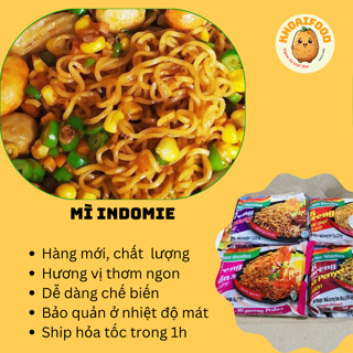 Mỳ trộn Indomie siêu tiện lợi, thơm ngon đầy đủ vị ( 1 gói)