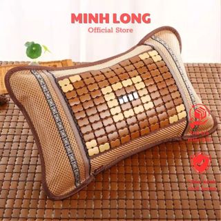 HÀNG LOẠI 1❤️ GỐI TRÚC MÂY HẠT ĐIỀU HOÀ CAO CẤP (vỏ+lõi)