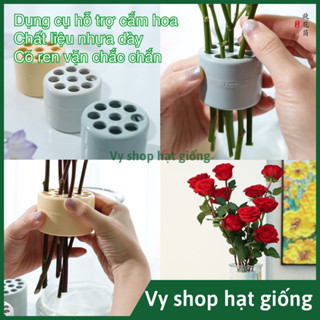  Dụng cụ hỗ trợ cắm hoa tiện lợi hàng loại 1 có ren vặn chắc chắn giúp định hình dáng hoa tròn đều 