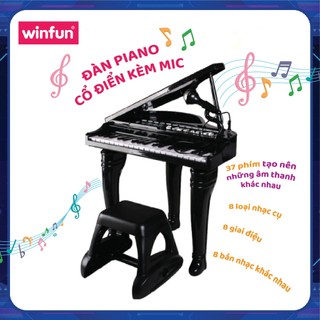 Đàn piano cao cấp cho bé cổ điển kèm mic thu âm Winfun - 2045 hàng KM