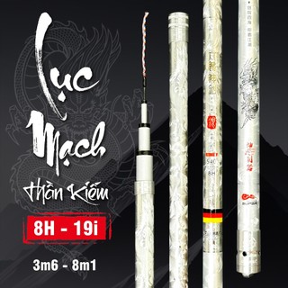 Cần Câu Tay Lục Mạch Thần Kiếm 8H - 19i. Chuyên Săn Hàng Tải Cá Lớn Tặng kèm phụ kiện