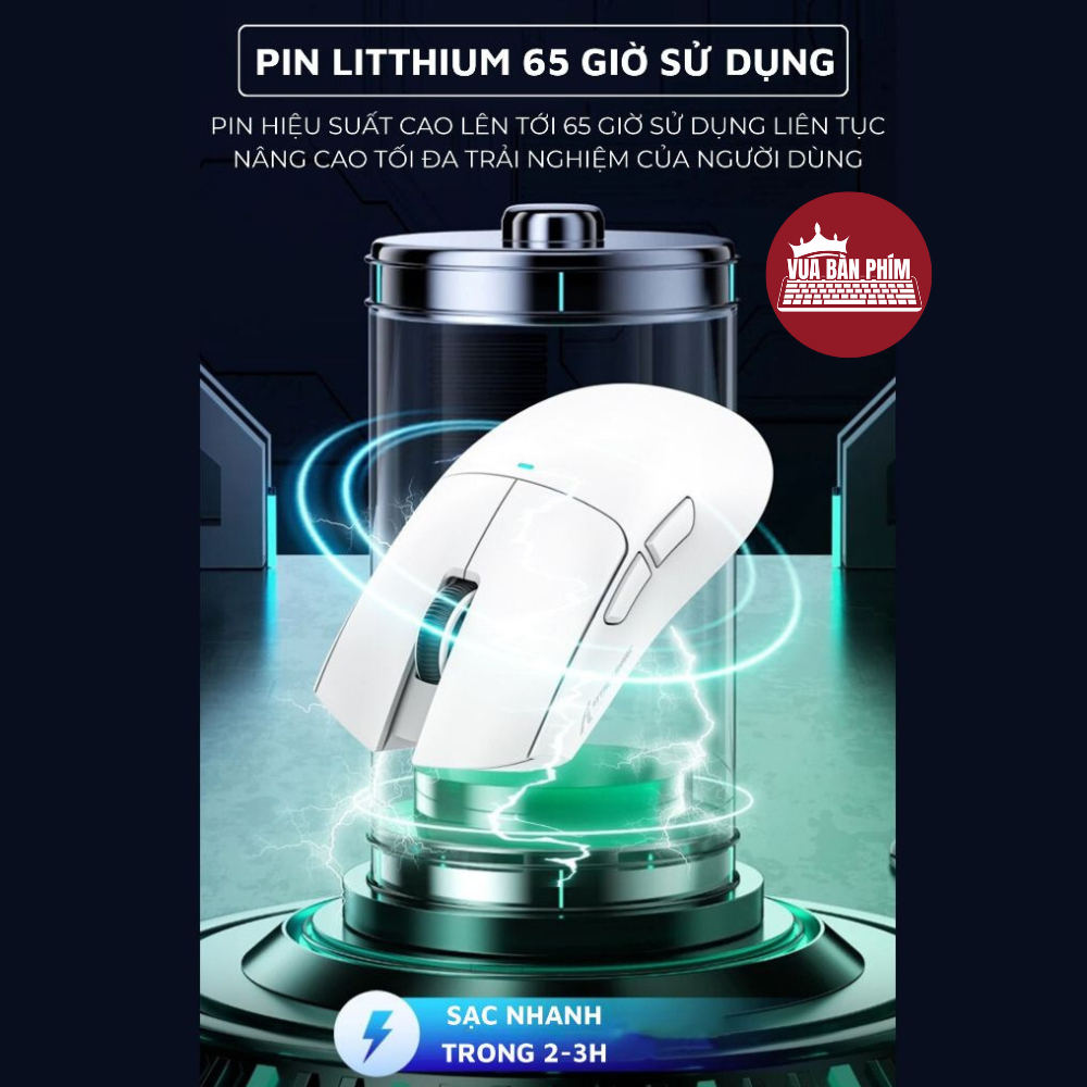Chuột máy tính không dây gaming Attack Shark X11 / x11 bluetooth,dock sạc , chip Paw 3311 siêu mạnh ,Pollingrate 1Khz | BigBuy360 - bigbuy360.vn