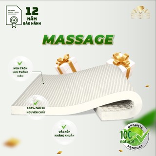 Nệm Cao Su Kim Cương Masa Feeling Good, Massage Lưng, Nâng Đỡ Cột Sống, Đàn Hồi Tối Ưu, Độ Bền Cao