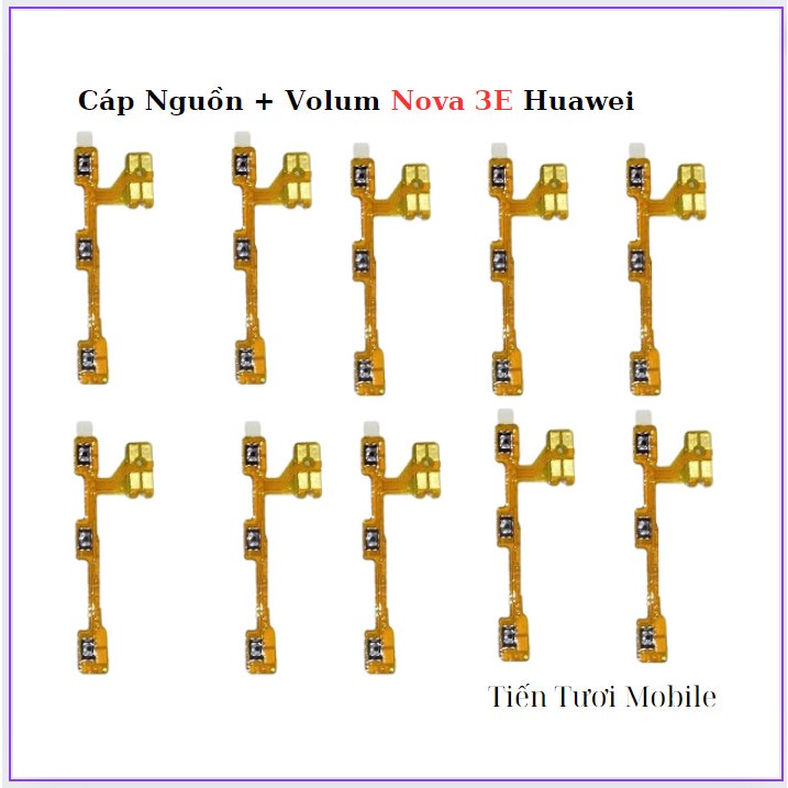 Cáp nguon + Volum Nova 3E Huawei