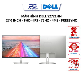 Màn hình máy tính Dell S2721HN 27 inch FHD IPS 75Hz - HÀNG CHÍNH HÃNG - Bảo hành 36 tháng