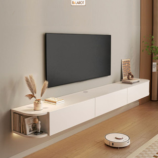 Kệ tivi treo tường kệ để wifi 3 cánh mở decor phòng khách thương hiệu Larot- LP326.01