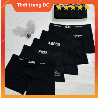 Quần lót nam, quần sịp nam full đen mix mã chất liệu thun lạnh, khử mùi kháng khuẩn hàng loại 1