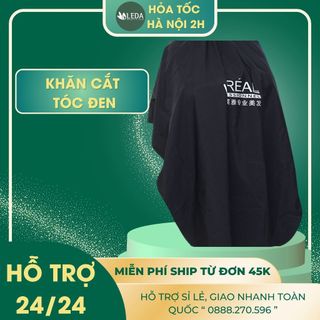 Khăn Choàng Cắt Tóc, nhuộm tóc Cao Cấp chuyên nghiệp chun cài chuyên dụng cho Salon tóc LEDA
