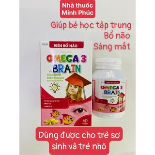 Viên bổ não omega3 dr.brain grow iq dha hộp 60 viên