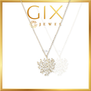 Dây chuyền bạc mạ vàng hình cây gia đình family tree Gix Jewel DC23