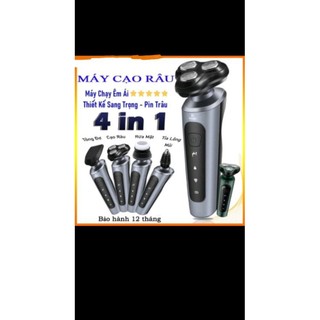 Máy cạo râu 9D 4in1 sạc pin đến 4 chức năng - bảo hành 6 tháng .