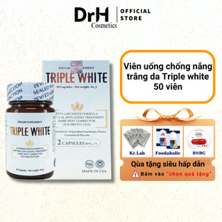 Viên uống chống nắng trắng da Triple white 50 viên