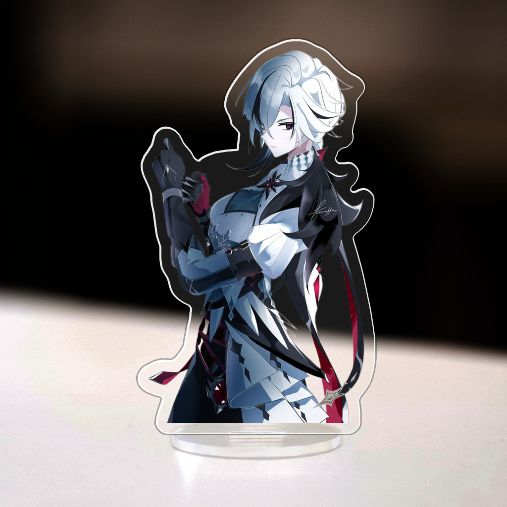 Mô Hình Standee Arlecchino - Genshin Impact Tranh Trí Bàn Học Qùa tặng Bạn Bè