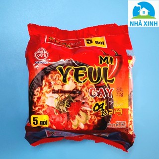 Lốc 5 gói Mì YEUL cay Otoki 120g (Sợi mì to, dai, sáng màu, nguyên liệu nhập khẩu, vị cay ngon)