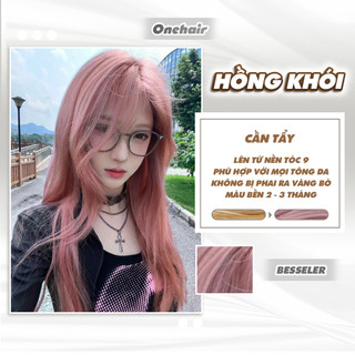 Thuốc Nhuộm Tóc Màu HỒNG KHÓI, Cần Tẩy - ONE HAIR