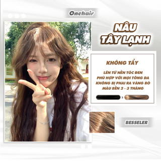 Thuốc Nhuộm Tóc Màu NÂU TÂY LẠNH, Không tẩy - ONE HAIR