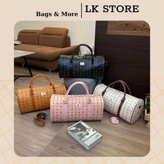 Túi trống to túi du lịch lớn chất liệu da in gấu thời thượng đựng quần áo đồ đạc - NA112