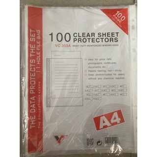 Bìa lỗ mỏng a4 xấp 100 tờ
