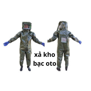 Quần Áo Đi Rừng Bắt Ong( ko có quạt ) Bạc Oto Loại 1