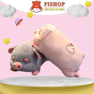 ❤️Sỉ Giá Xưởng❤️Gấu bông Heo Phê Cần Siêu Dễ Thương 2 Màu Hồng Và Xám Tro Siêu Xinh