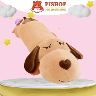 ♥️sỉ giá xưởng♥️ gấu bông chó ngủ siêu mềm êm mịn, thú nhồi bông chú chó ngủ dễ thương