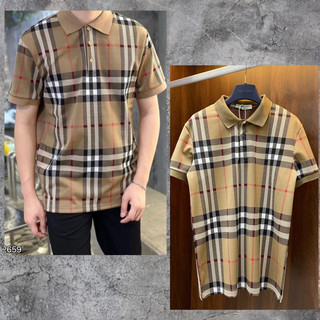 Áo polo nam kẻ caro nâu BBR vải cotton gai dệt kim,áo thun có cổ bbr kẻ xanh than đơn giản mặc siêu mát