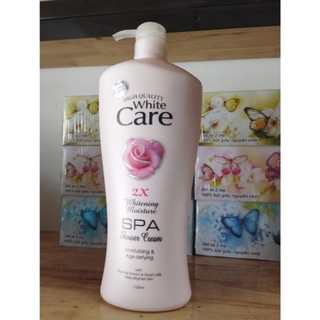 2 chai sữa tắm dê white care 2x spa 1100ml - malaysia date đến tháng 4/2025