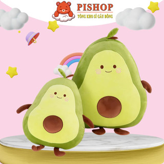 ❤️Sỉ Giá Xưởng❤️Gấu Bông Quả Bơ Tròn Siêu CuTe- Gối Ôm Gấu Ôm Thú Nhồi Bông Quả Bơ Thơm Ngon Đáng Yêu