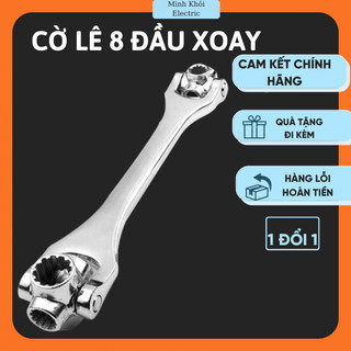 Cờ lê xoay đầu 8 trong 1 Linbon,cờ lê đa năng, cờ lê 8 đầu xoay, mỏ lết xoay,khẩu 8 mắt,cờ lê thông minh 8 đầu xoay,khẩu