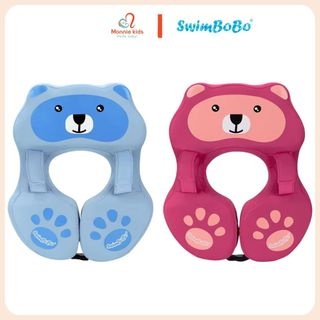 Phao bơi chống lật SwimBoBo hình gấu cho bé 12M+, phao đeo tay trẻ em an toàn - Monnie Kids