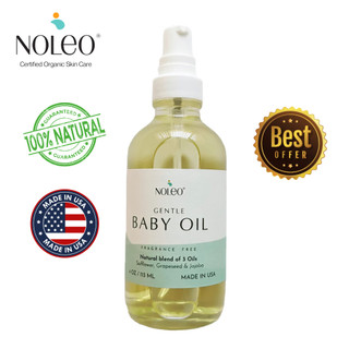 NOLEO Dầu hữu cơ mát xa dưỡng ẩm cho bé - Gentle Baby oil
