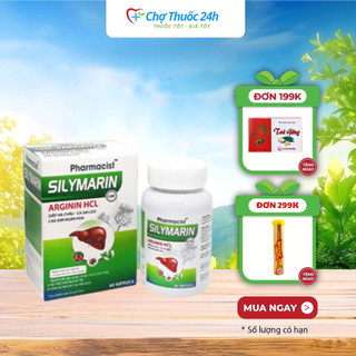 Viên mát gan, giảm mụn nhọt, mẩn ngứa, giải độc gan silymarin - mát gan, giải độc, giảm nóng trong, nhiệt miệng