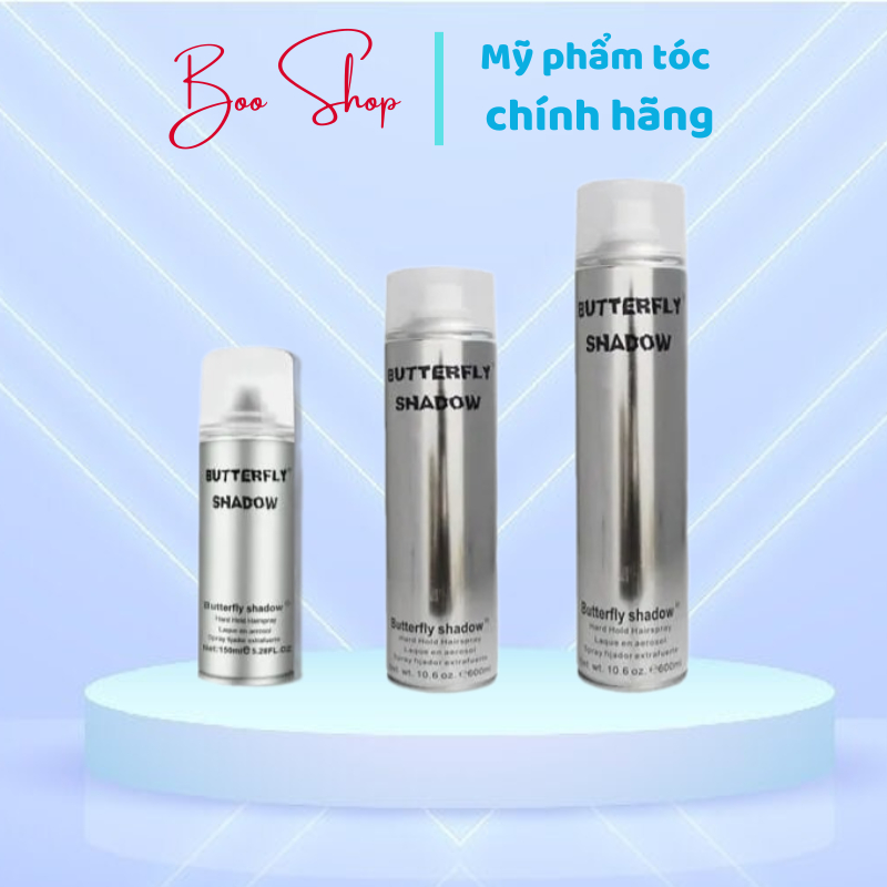 Gôm Xịt Tóc BUTTERFLY SHADOW 320ml 11.4 Oz Gôm Bạc