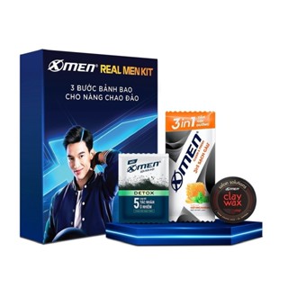 Set dầu gội sữa tắm, combo X-Men lọ sáp vuốt tóc & gói sữa rửa mặt 3 bước bảnh bao cho nàng chao đảo