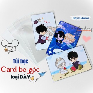 Túi bọc Card bo góc loại DÀY - Sleeve Card bo góc