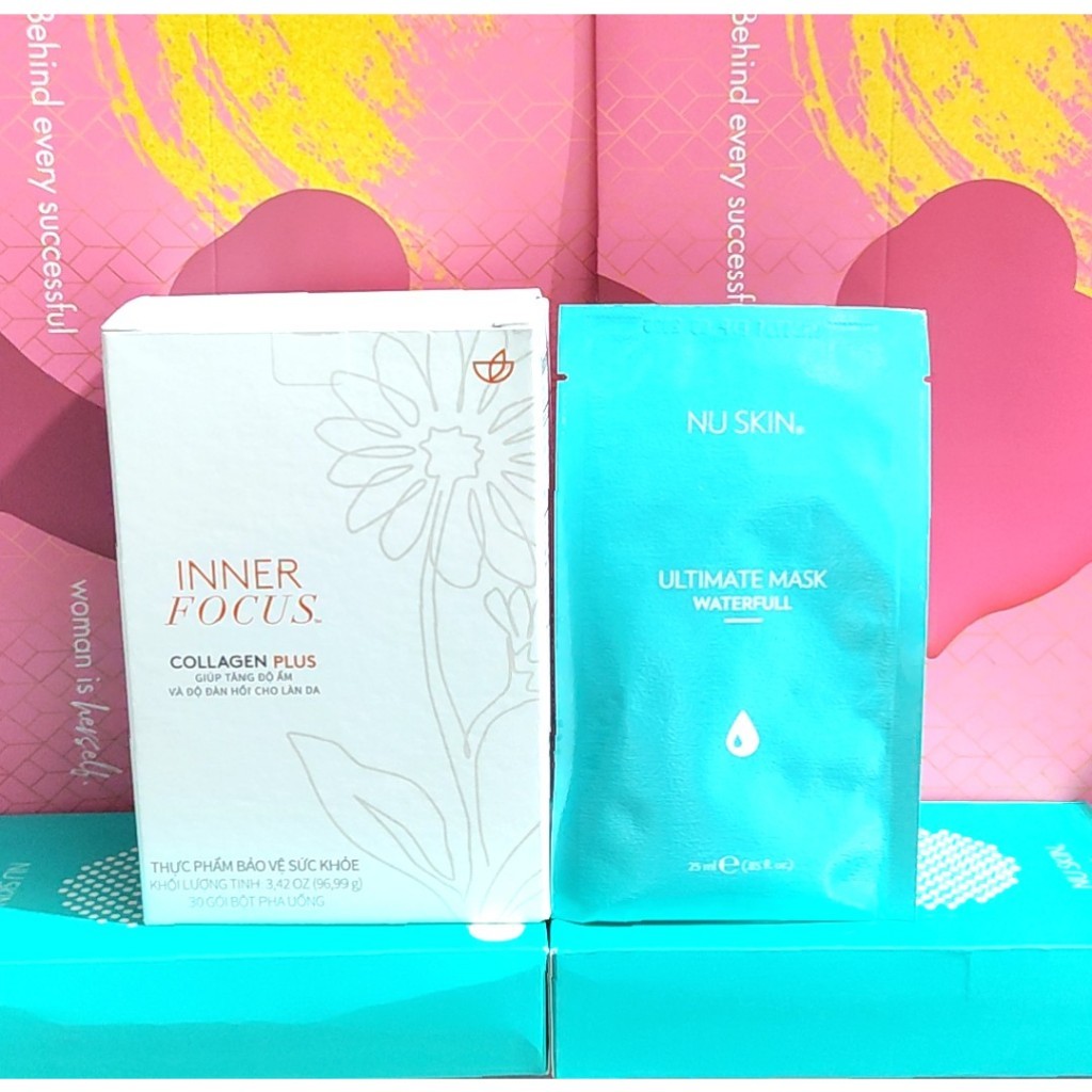 Thực phẩm bảo vệ sức khỏe: Collagen Plus NuSkin 30 Gói/ Hộp (Date công ty /2025)