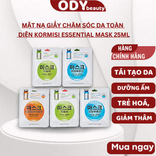 Mặt Nạ Giấy Chăm Sóc Da Toàn Diện kormisi Hàn quốc Essential Mask 25ml