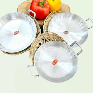  CHẢO ỐP LA - nhôm dày đáy bằng Sáng bóng, không ra teng. Chảo bẹt Mini chiên trứng, bánh mì chảo
